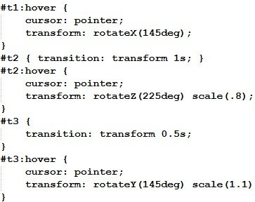 Transition hover example
